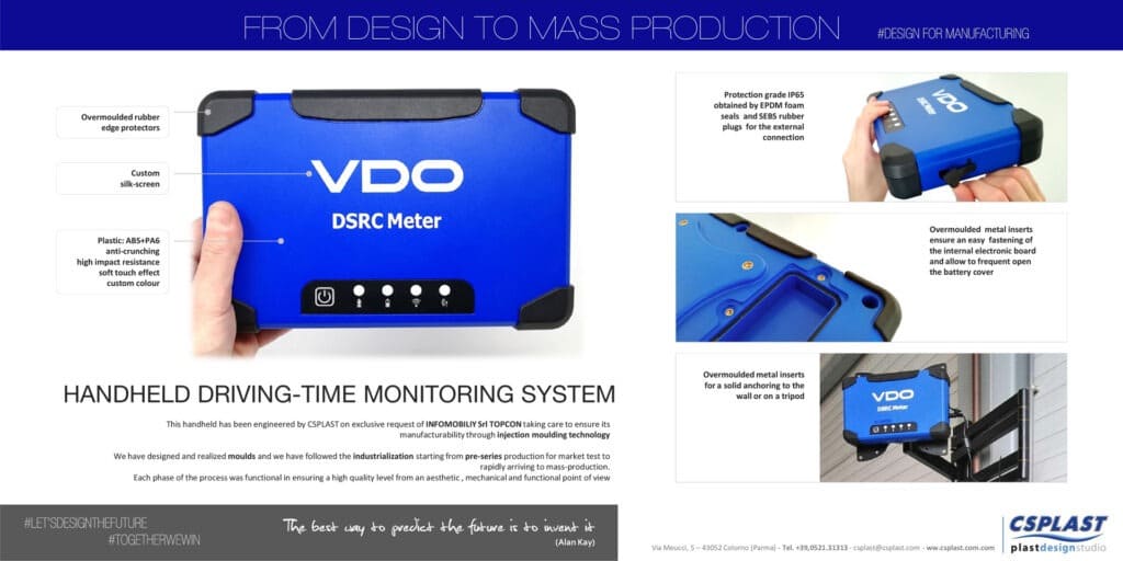 Handheld driving-time monitoring system