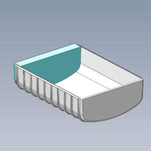 FORMELLA CON PISTONE DI CONTENIMENTO