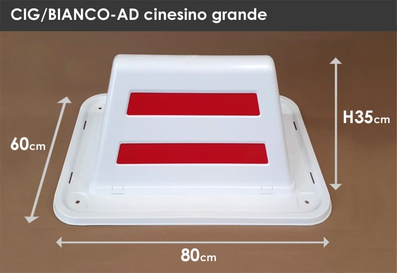Cinesino per aviosuperfici - dimensioni
